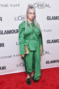 Billie Eilish attends Glamour's 2017 Women of The Year Awards at Kings Theatre on November 13, 2017 in Brooklyn, New York.