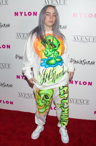 Billie Eilish arrives for NYLON Hosts Annual Young Hollywood Party at Avenue on May 22, 2018 in Los Angeles, California.