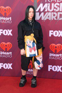 Billie Eilish attends the 2019 iHeartRadio Music Awards which broadcasted live on FOX at Microsoft Theater on March 14, 2019 in Los Angeles, California.