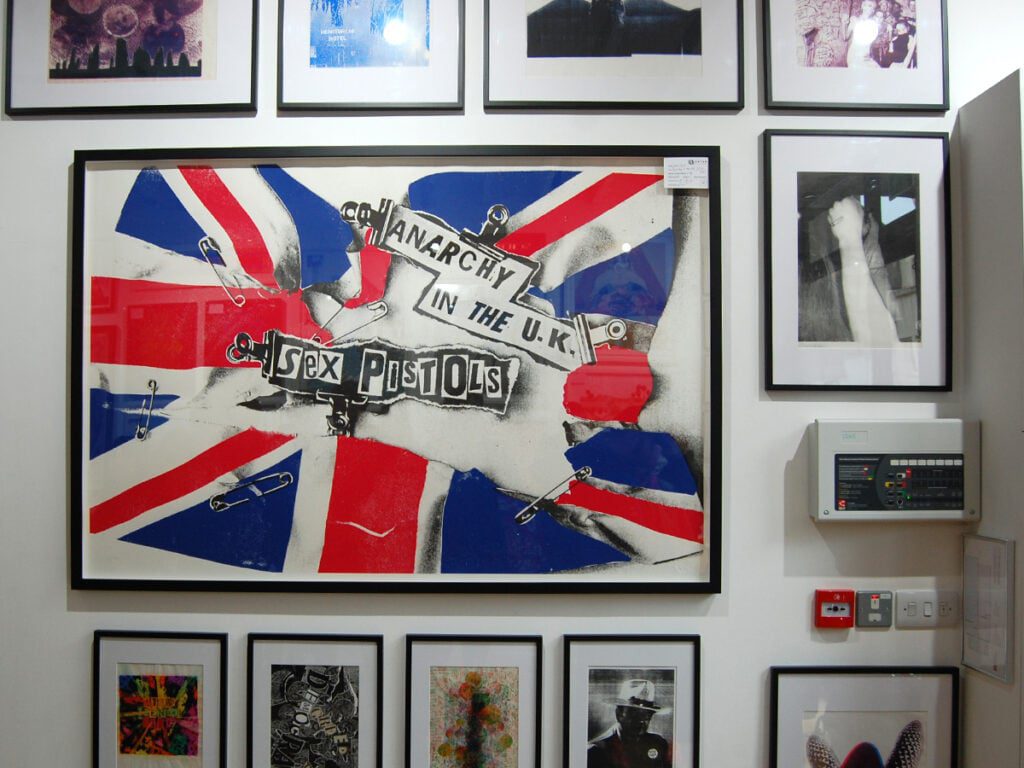 The final artwork by Sex Pistols cover artist Jamie Reid - 2024