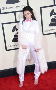 Charli XCX arrives for The 57th Annual Grammy Awards at the Staples Center on Feb. 8, 2015 in Los Angeles, CA.