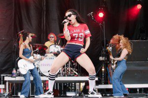 Charli XCX performs on Day Three of the Osheaga Music and Arts Festival on Aug. 2, 2015 in Montreal, Canada.