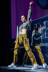 Charli XCX performs in support of the Hopeless Fountain Kingdom Tour at Little Caesars Arena on Nov. 21, 2017 in Detroit, Michigan.