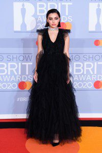 Charli XCX attends The BRIT Awards 2020 at The O2 Arena on Feb. 18, 2020 in London, England.