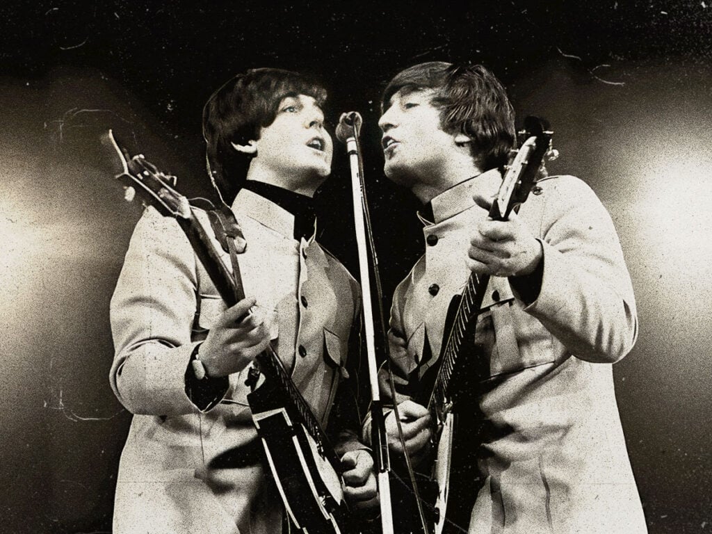 Paul McCartney and John Lennon, NME Poll Winners Concert, April 1965