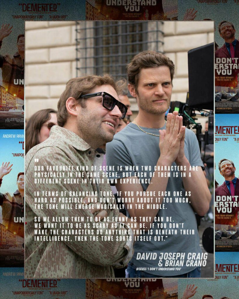 _You have to have something you can subvert or undercut_- Directors David Joseph Craig and Brian Crano discuss 'I Don't Understand You' - Far Out Magazine __- QUOTE