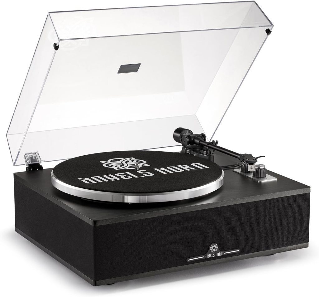 ANGELS HORN Bluetooth Vinyl Record Player