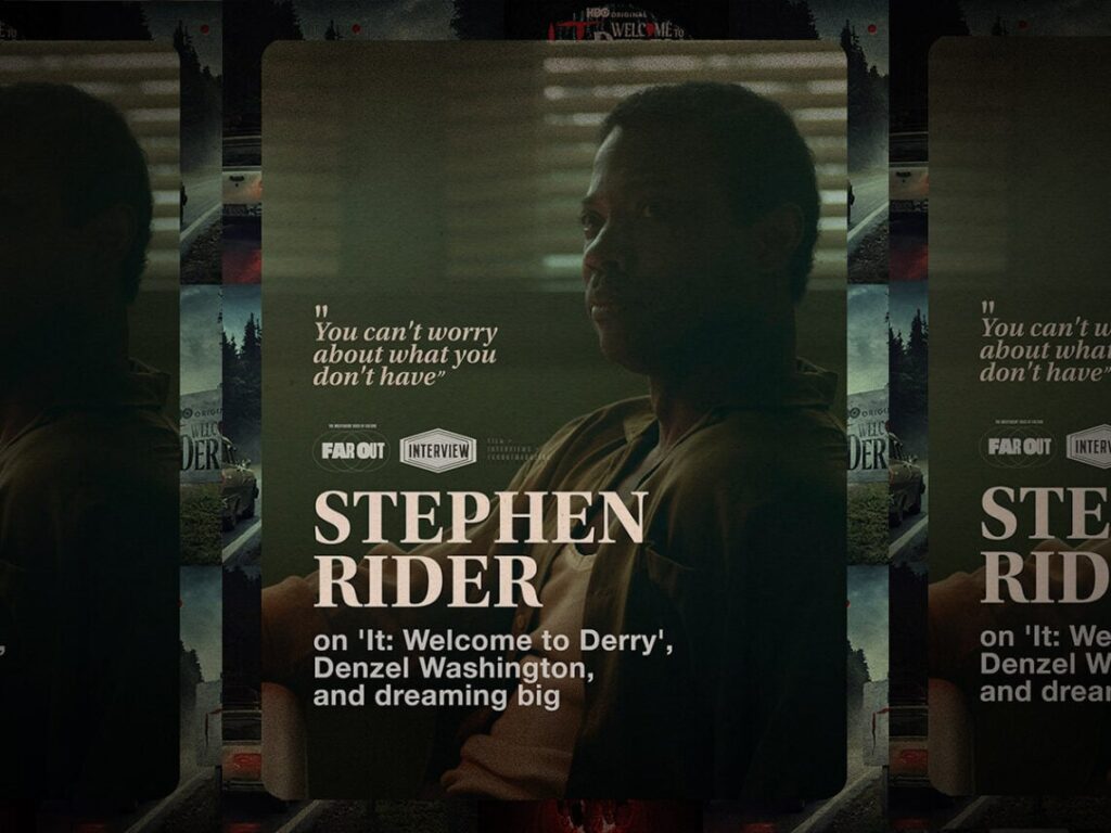 Stephen Rider on 'It- Welcome to Derry', Denzel Washington, and dreaming big- You can't worry about what you don't have